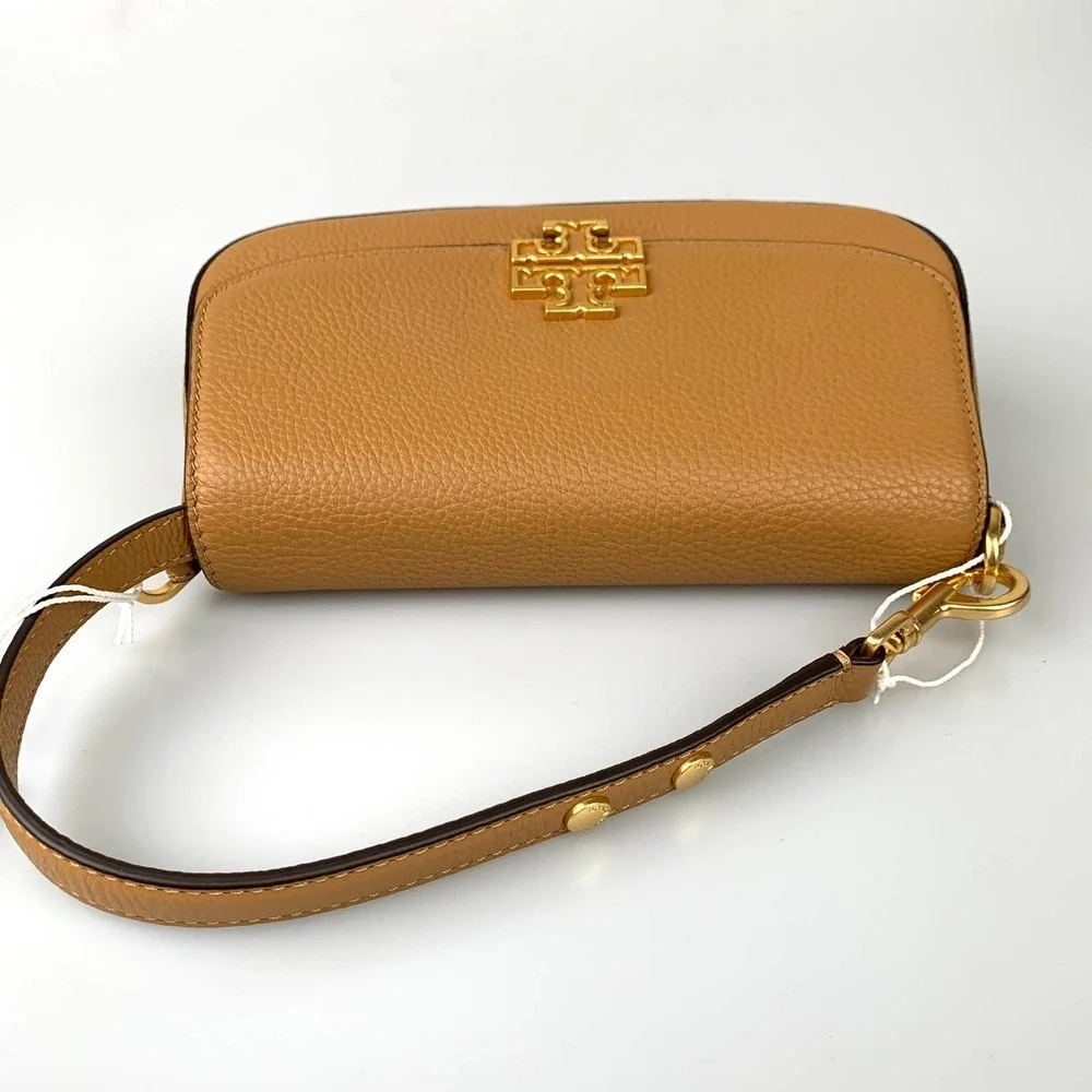 NWT Tory Burch Britten Convertible Crossbody Tiramisu - Picture 9 of 14
